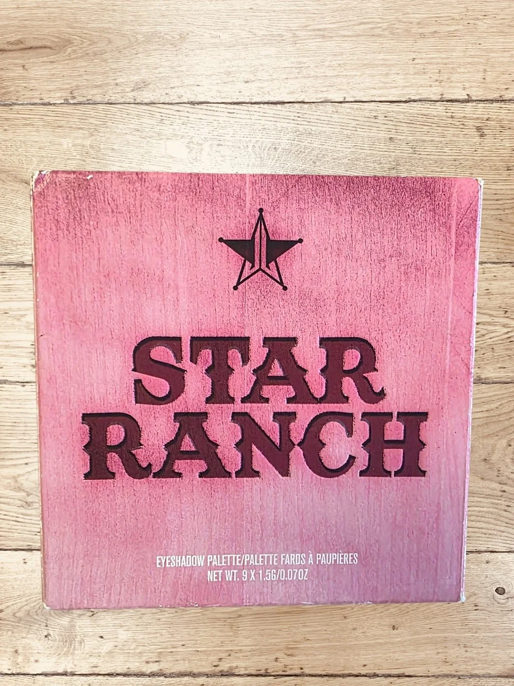Jeffree Star Cosmetics Star Ranch Eyeshadow Palette Rare Blue Western Palette